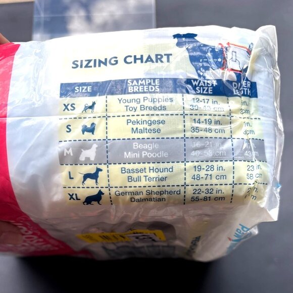 Ultra Protection Disposable Dog Diapers Medium 32 Ct Leak Proof Repositionable F - Picture 2 of 6